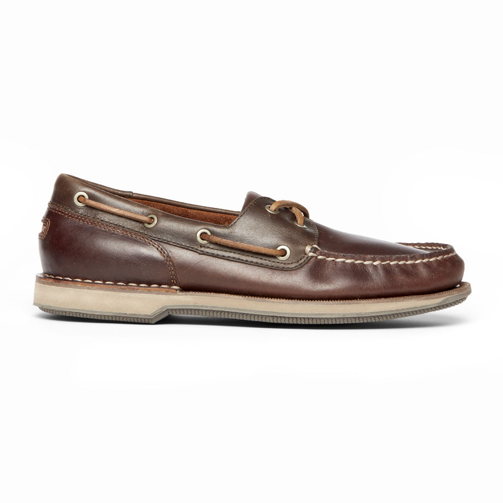 Rockport Mens Perth - Boat Shoes Brown - LHA028679